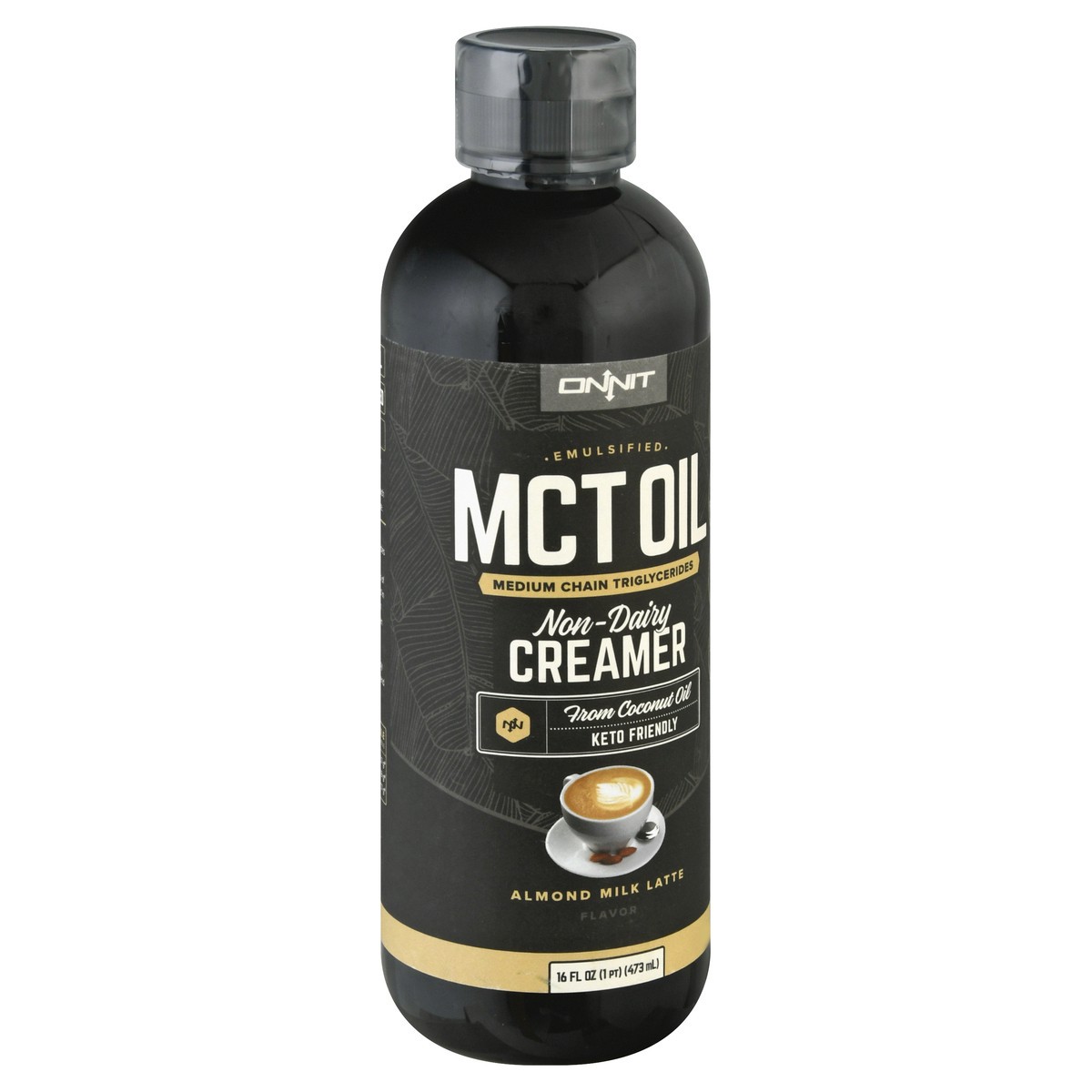 slide 7 of 12, Onnit Non-Dairy MCT Oil Almond Milk Latte Creamer 16 oz, 16 oz