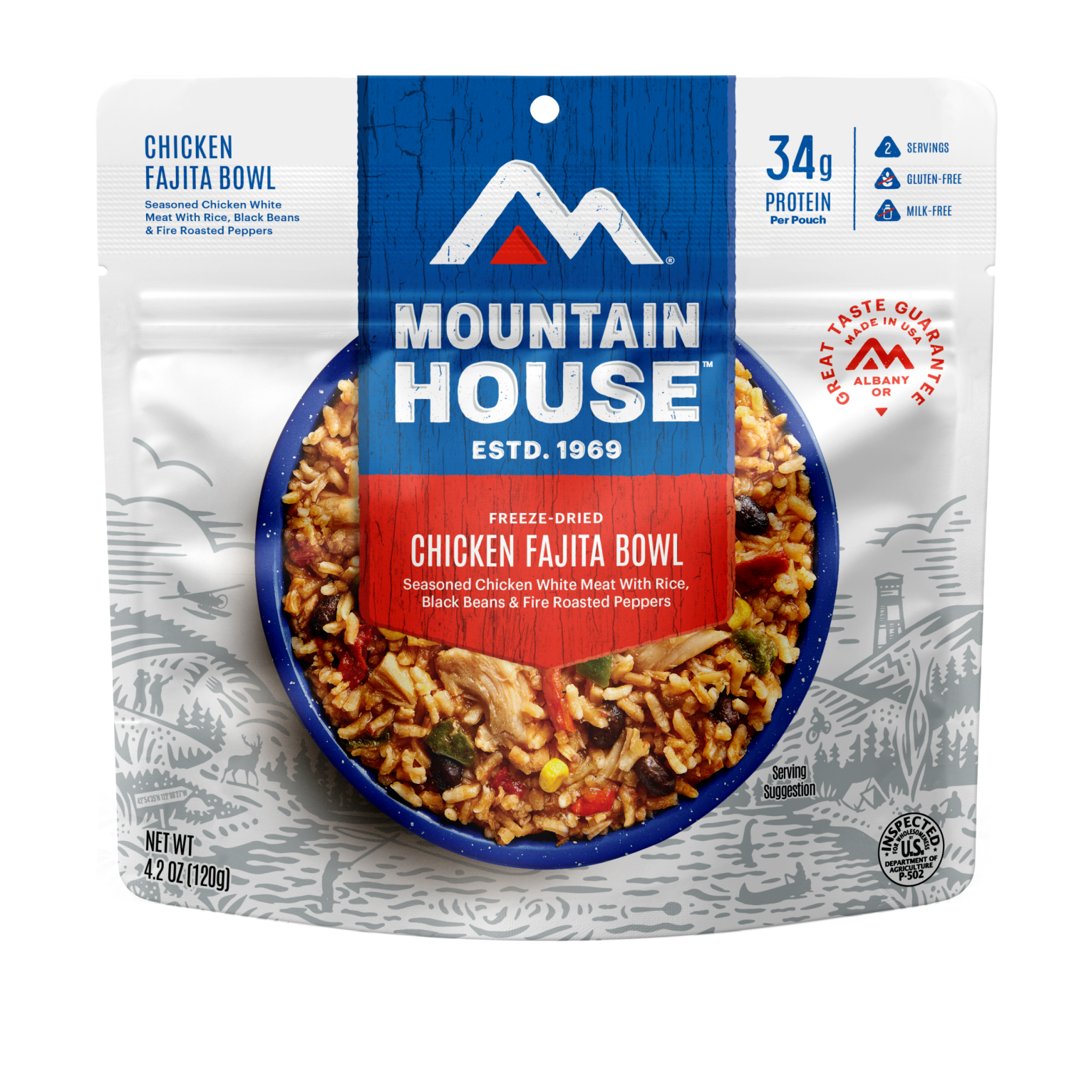 slide 3 of 3, Mountain House Freeze-Dried Chicken Faijta Bowl 4.2 oz, 4.2 oz