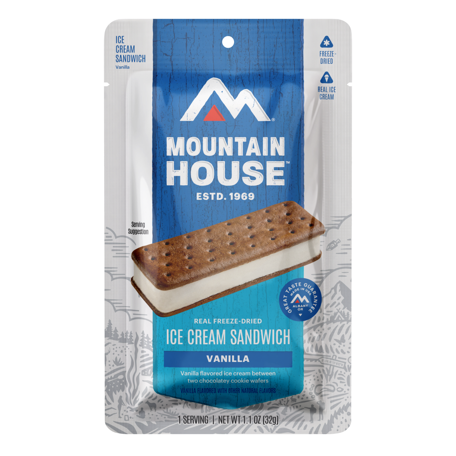 slide 1 of 2, Mountain House Ice Cream Sandwich, 1 ct