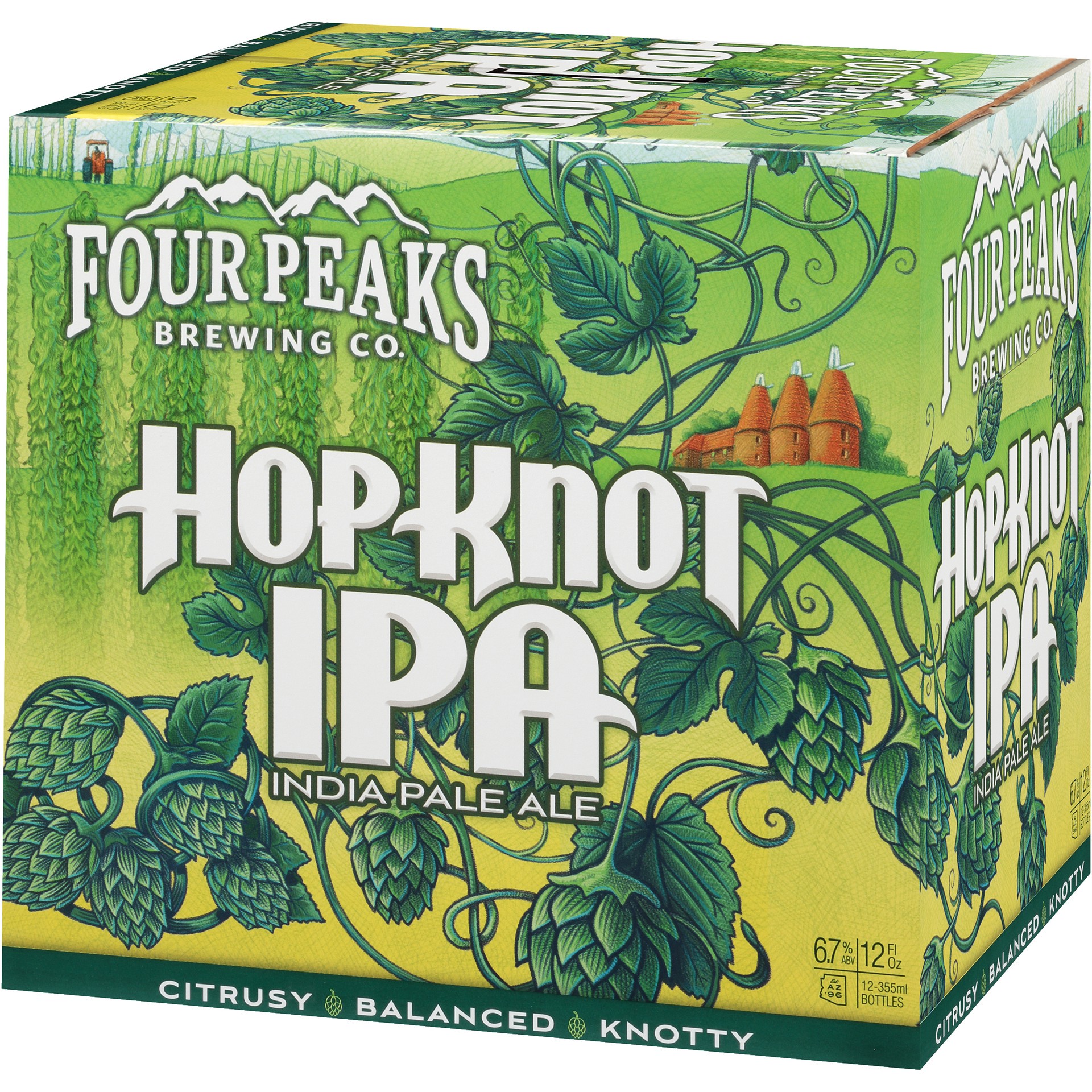 slide 8 of 10, Four Peaks Brewing Four Peaks Hop Knot IPA Craft Beer, 12 Pack Beer, 12 FL OZ Bottles, 144 fl oz