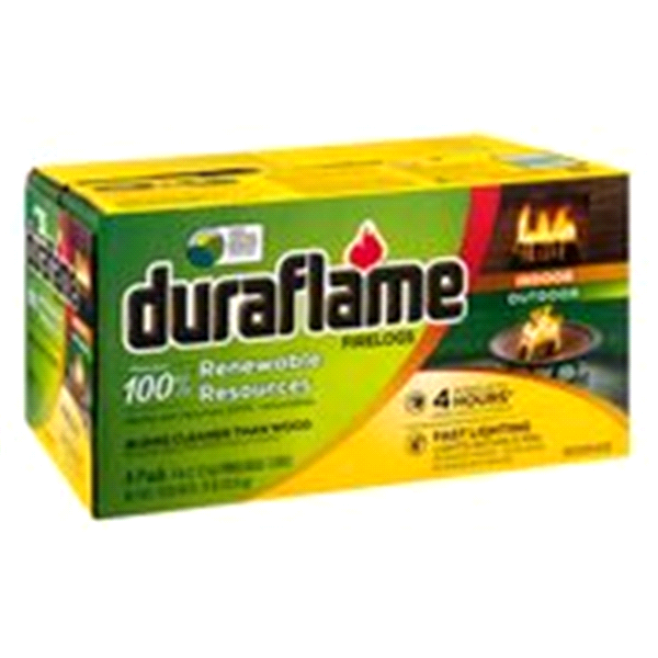 slide 11 of 13, Duraflame Renewable Resources Firelog, 4 ct; 6 lb