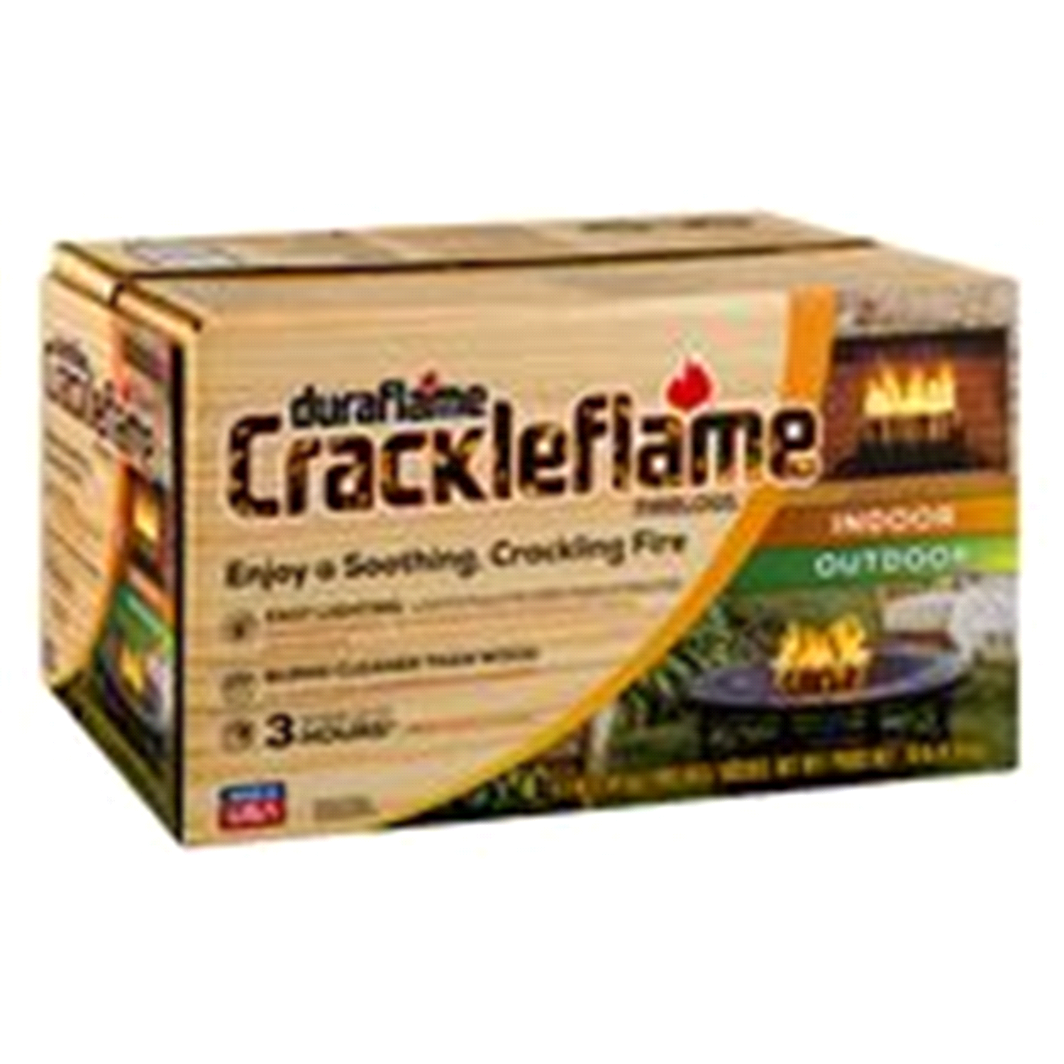 slide 2 of 4, Duraflame Crackleflame Firelogs 4 - 4.5 lb Firelogs, 4 ct