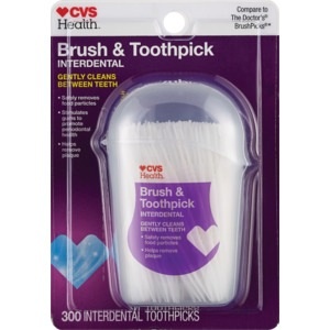 slide 1 of 1, CVS Health Interdental Brush & Toothpick, 250 ct