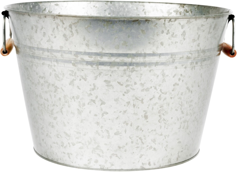 slide 1 of 1, HD Designs Outdoors Galvanized Metal Beverage Tub - Silver, 1 ct