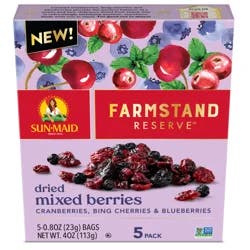 Sun Maid Farmstand Reserve Mixed Berries 5/0.8 Oz