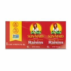 Sun-Maid California Sun-Dried Raisins 6-Pack/1oz Cartons