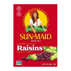 Sun-Maid California Sun-Dried Raisins 12oz Bag in a Box