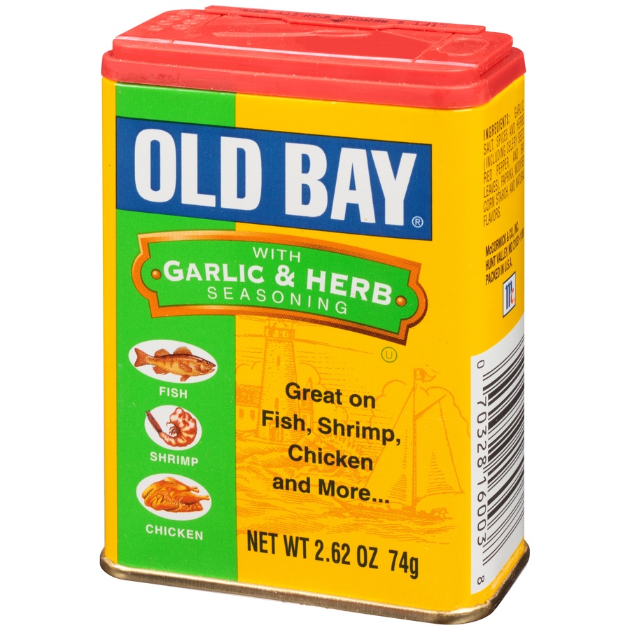 slide 8 of 8, Old Bay Garlic & Herb Seasoning, 2.62 oz