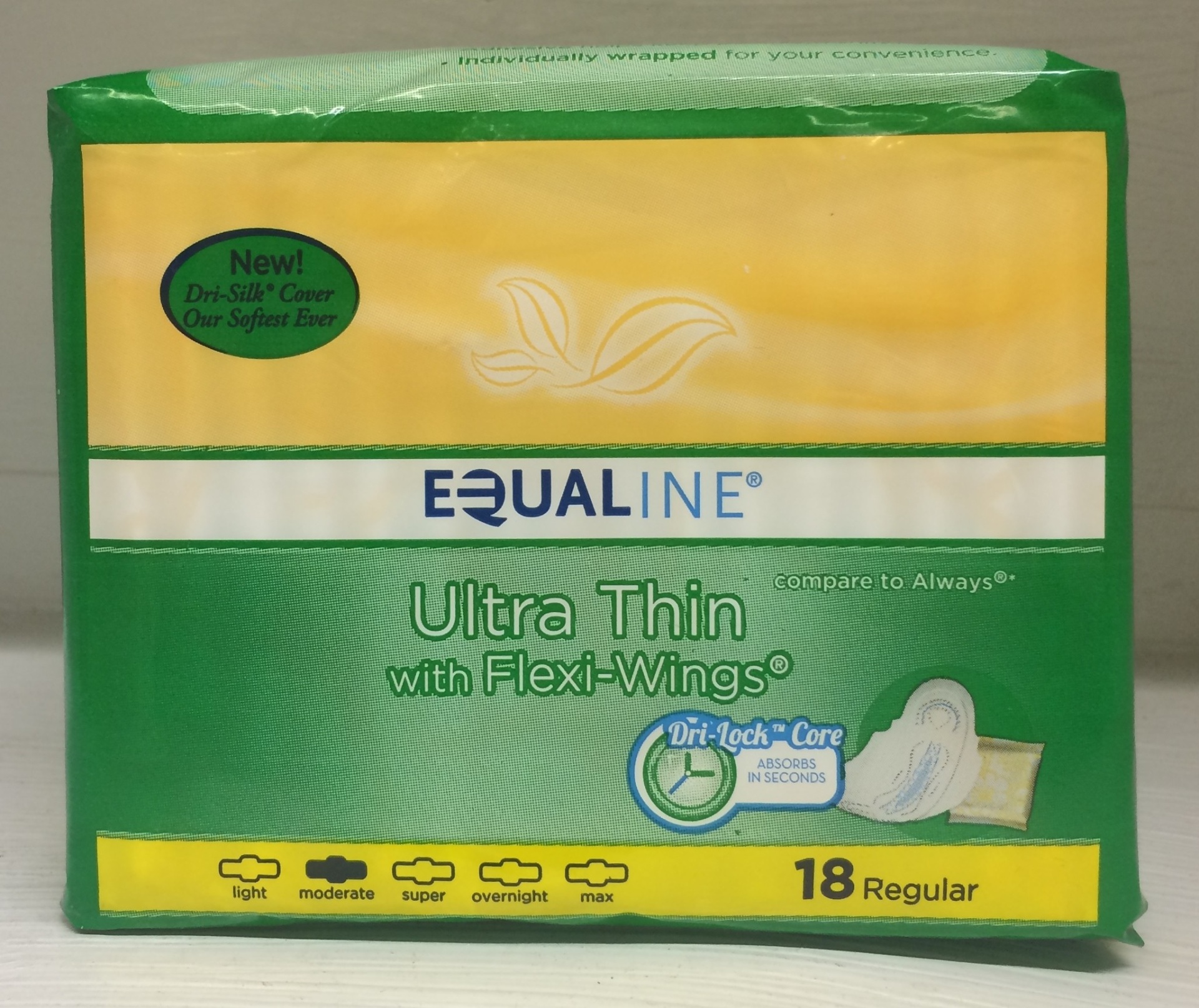 Equaline Ultra Thin Maxi W Wing 18 ct Shipt