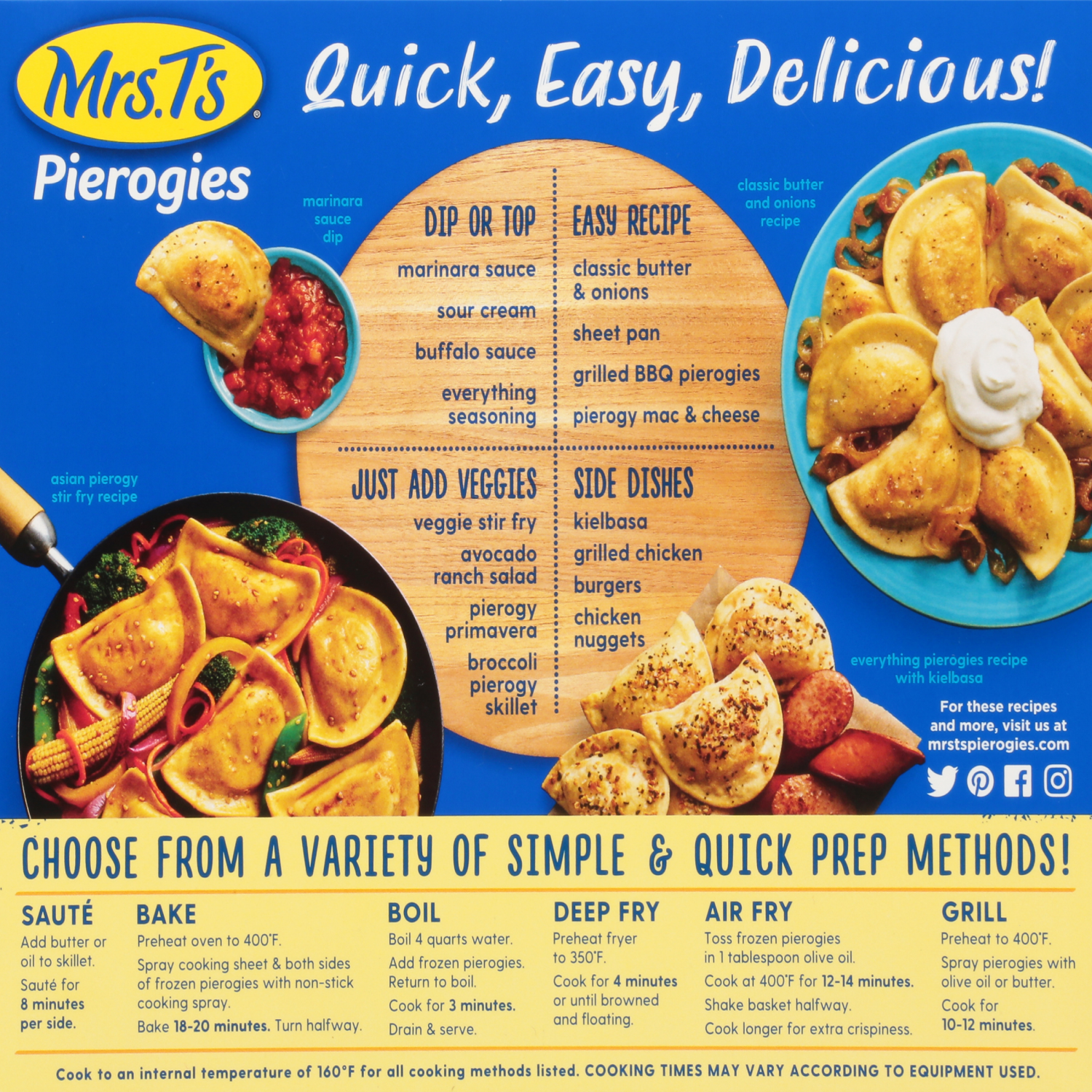 slide 2 of 7, Mrs. T's Pierogies Savory Five Cheese Blend, 16 oz