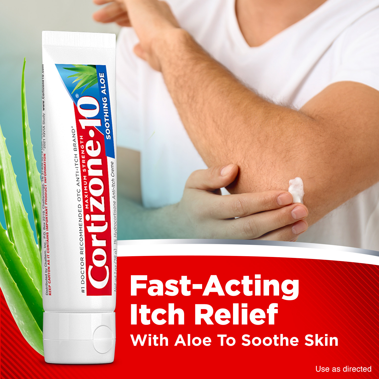slide 7 of 8, Cortizone-10 Cortizone 10 Soothing Aloe Creme 2 oz., 2 oz