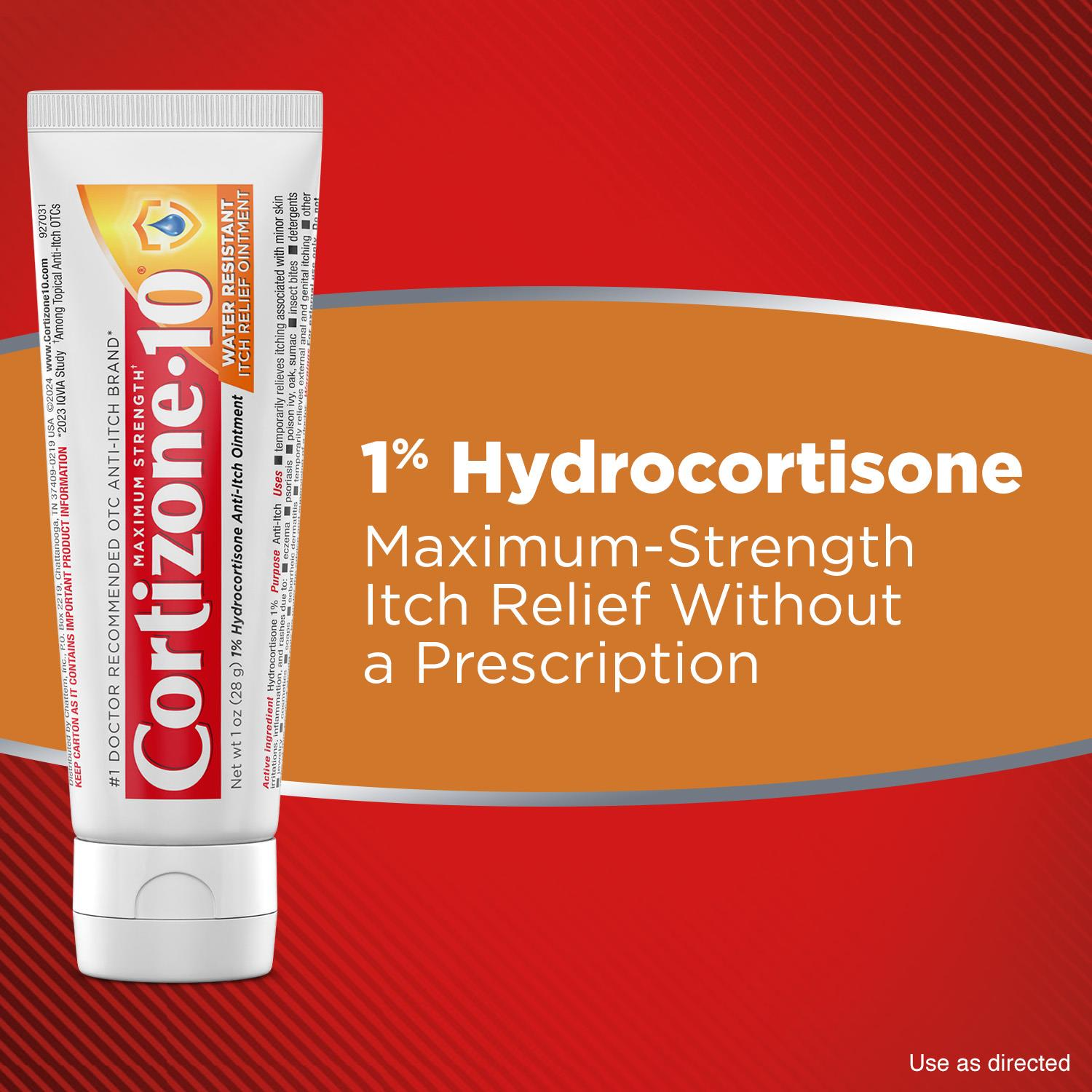 slide 4 of 8, Cortizone-10 Cortizone 10 Water Resistant Ointment 2 oz., 2 oz