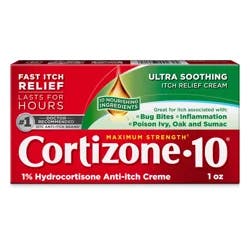 Cortizone-10 Cortizone 10 Ultra Soothing Creme 1 oz.