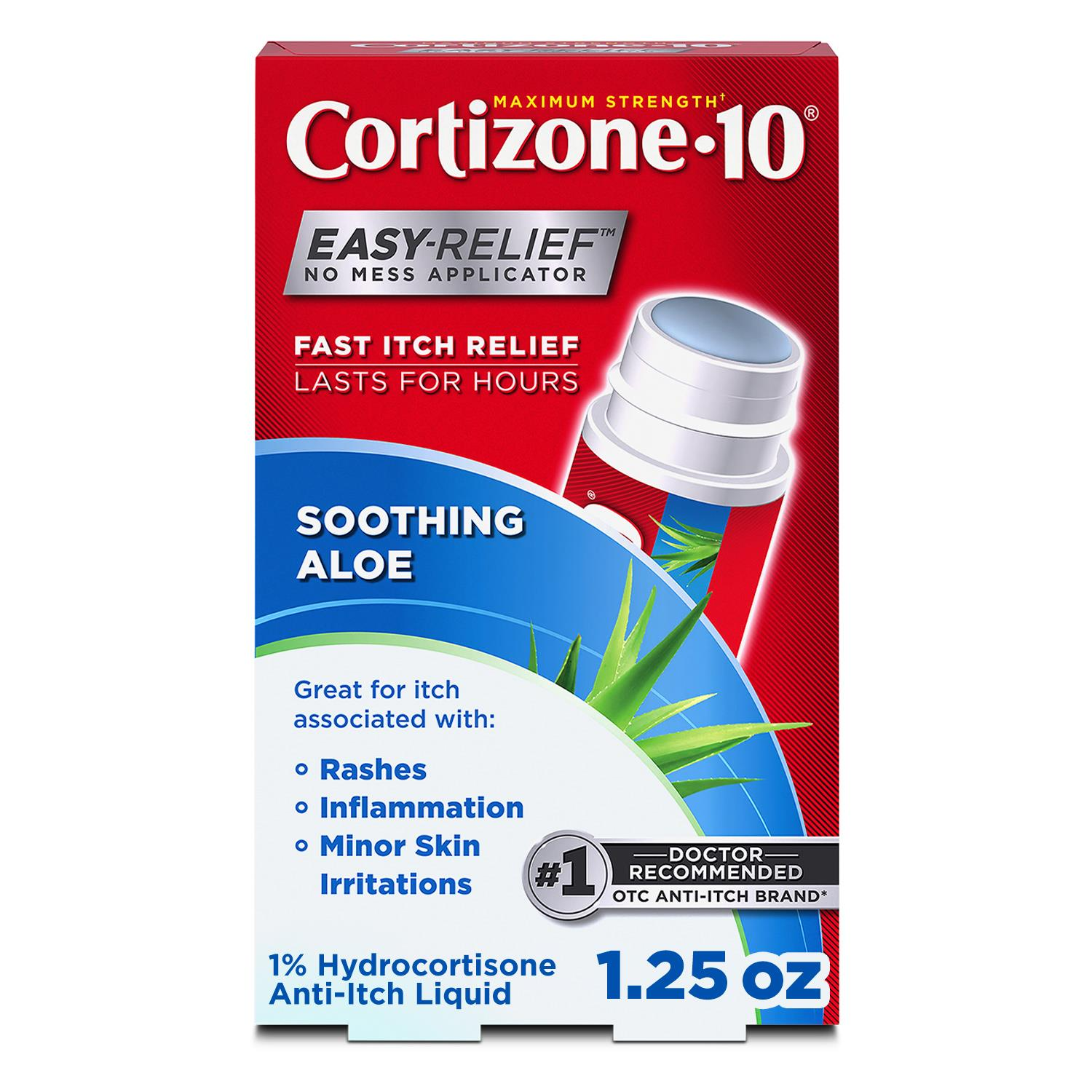 slide 1 of 8, Cortizone-10 Maximum Strength Easy Relief Applicator 1.25 oz, 1.25 oz