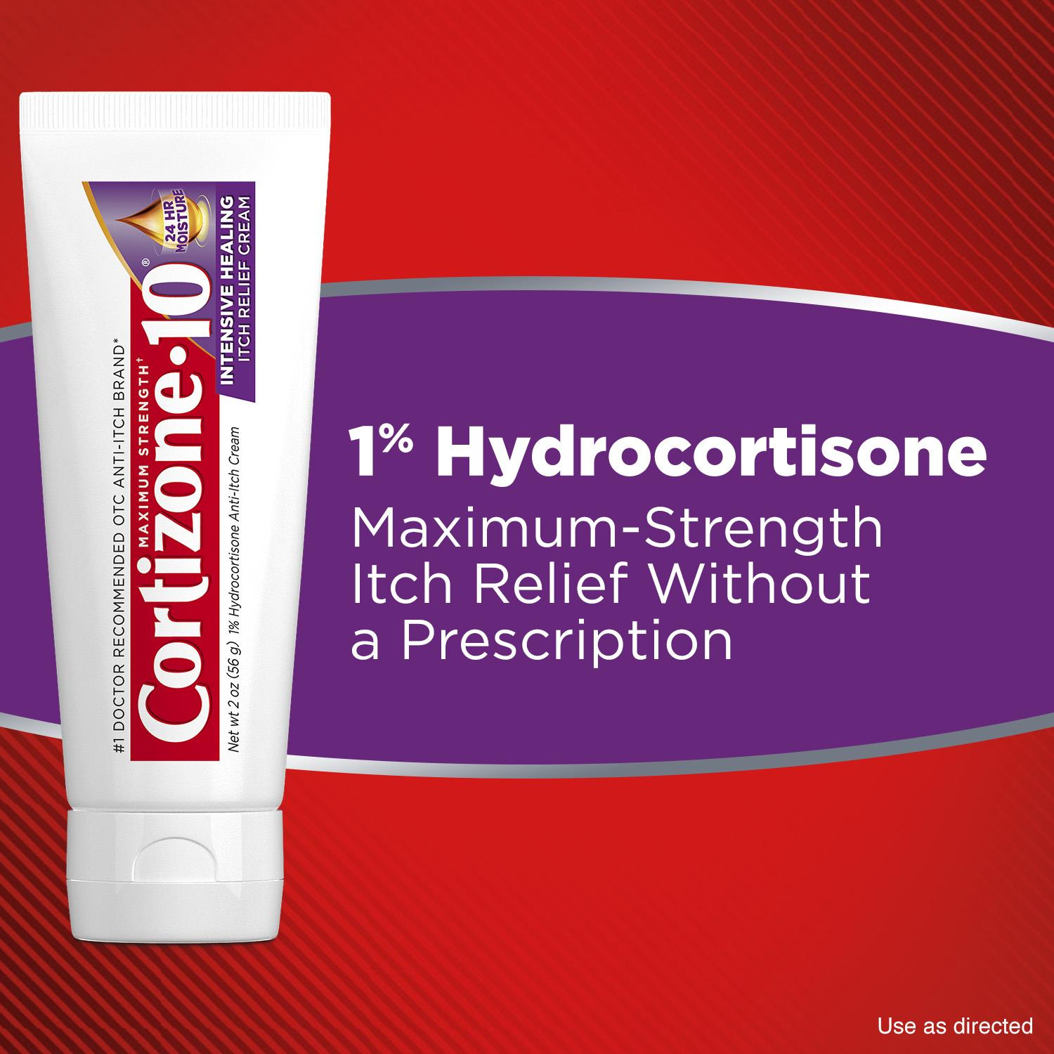 slide 4 of 8, Cortizone-10 Maximum Strength Intensive Healing Formula Anti-Itch Creme Value Pack 2 ea, 2 ct