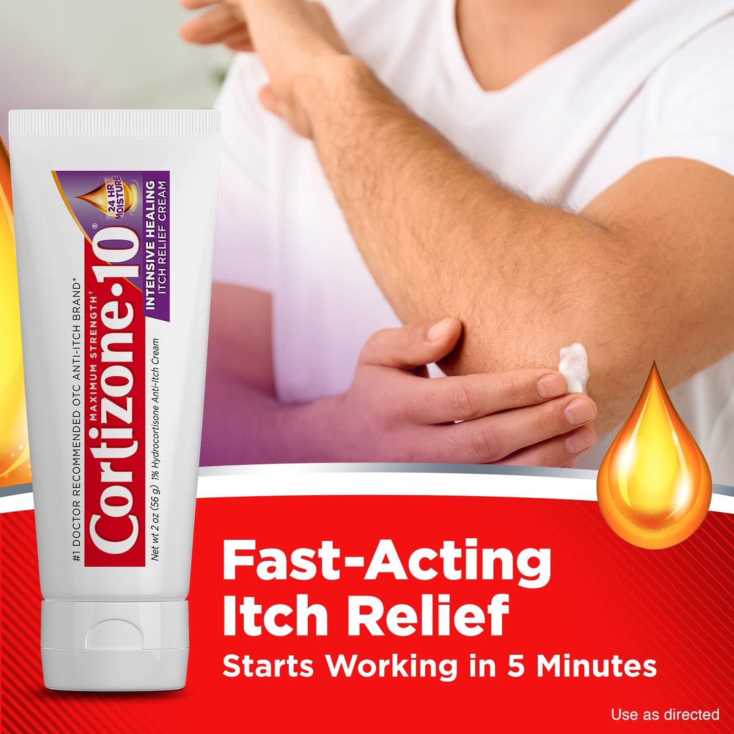 slide 7 of 8, Cortizone-10 Maximum Strength Intensive Healing Formula Anti-Itch Creme Value Pack 2 ea, 2 ct