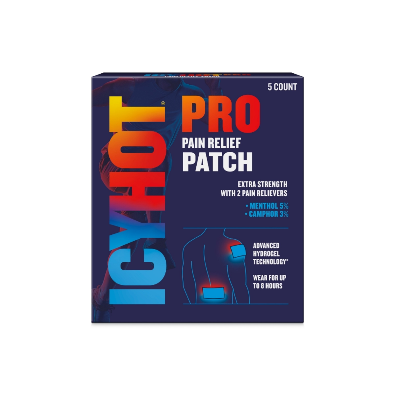 slide 1 of 7, Icy Hot Pro Pain Relief Patch 5ct, 5 ct
