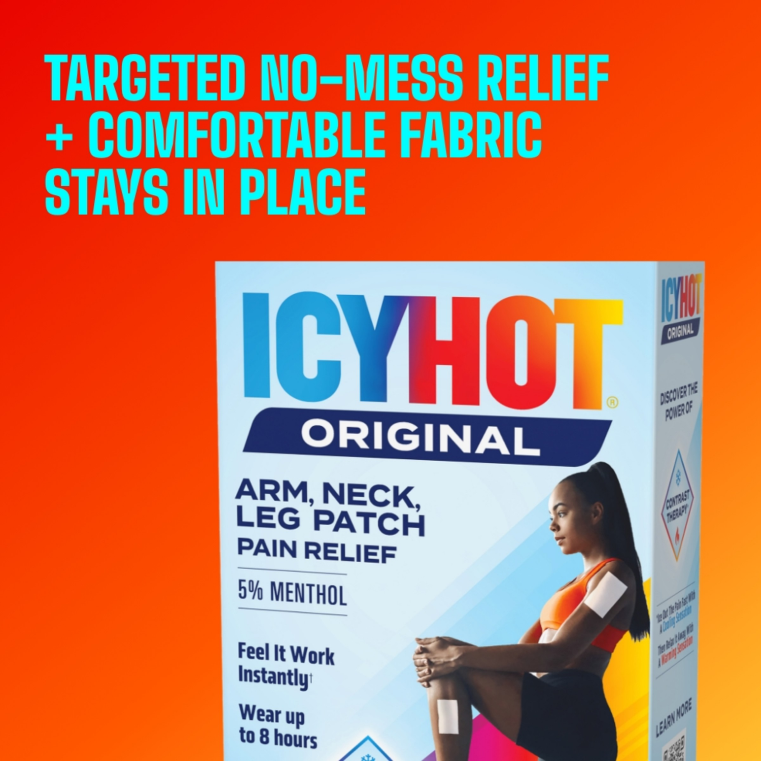 slide 5 of 8, Icy Hot Original Arm, Neck & Leg Pain Relief Patch 5 ea, 5 ct