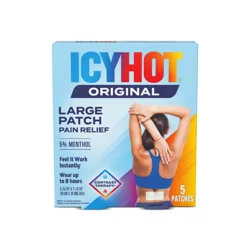 Icy Hot Original Pain Relief Patch Large 5 ea