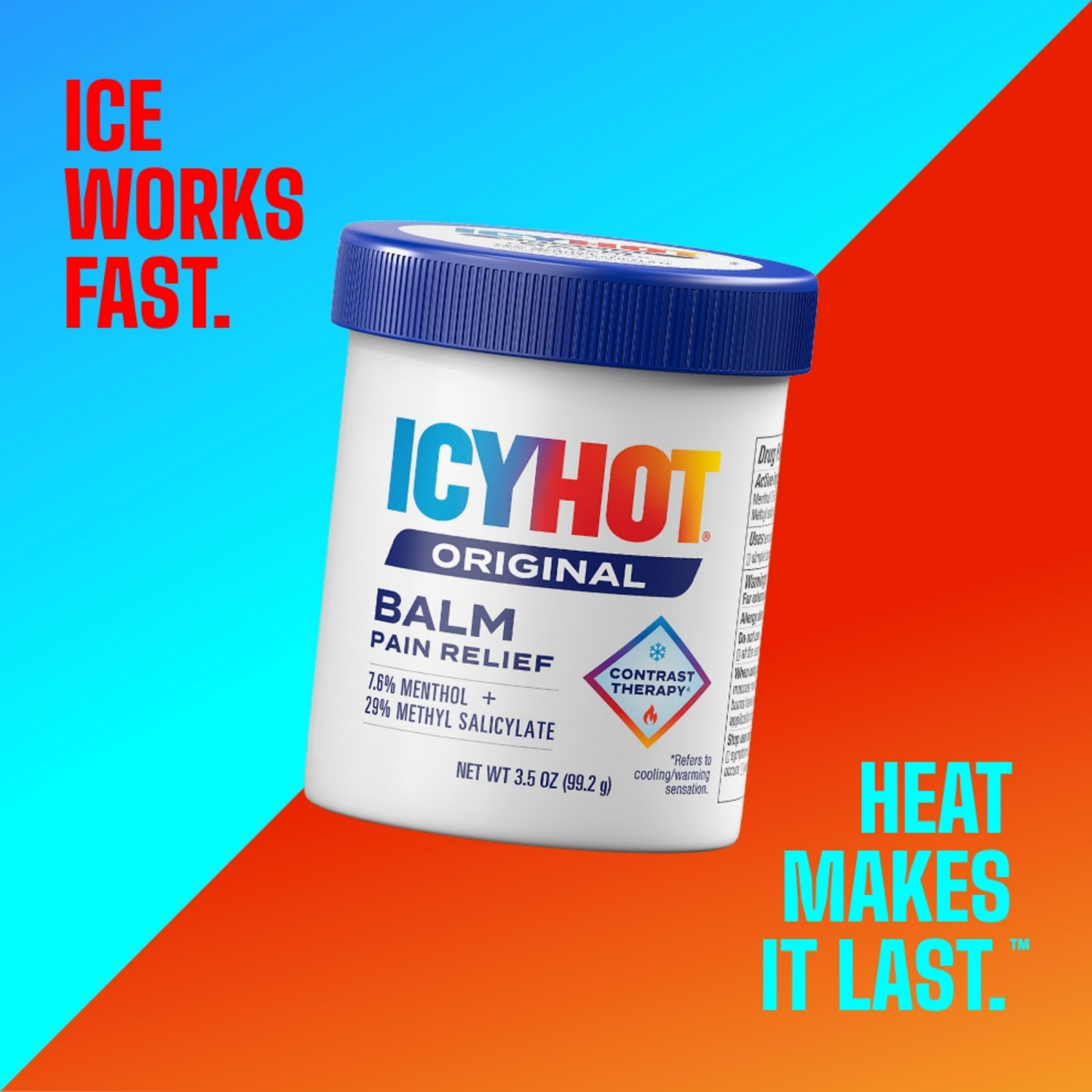 slide 3 of 7, Icy Hot Original Balm Pain Relief 3.5 oz, 3.5 oz