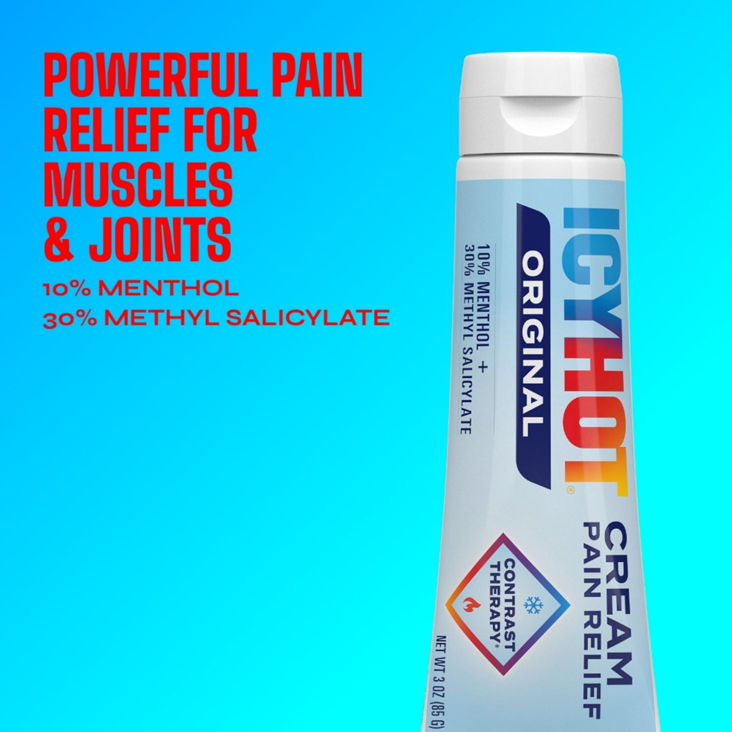 slide 7 of 7, Icy Hot Original Pain Relief Cream 3 oz, 3 oz