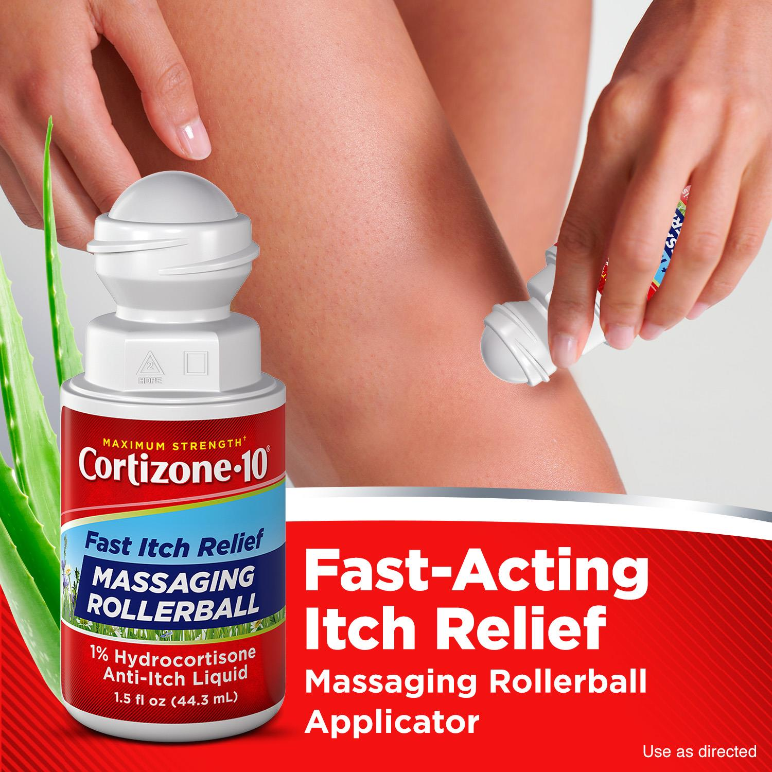 slide 7 of 8, Cortizone-10 Cortizone 10 Fast Itch Relief Massaging Rollerball 1.5 oz, 1.5 fl oz