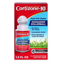 Cortizone-10 Cortizone 10 Fast Itch Relief Massaging Rollerball 1.5 oz
