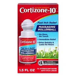 Cortizone-10 Cortizone 10 Fast Itch Relief Massaging Rollerball 1.5 oz