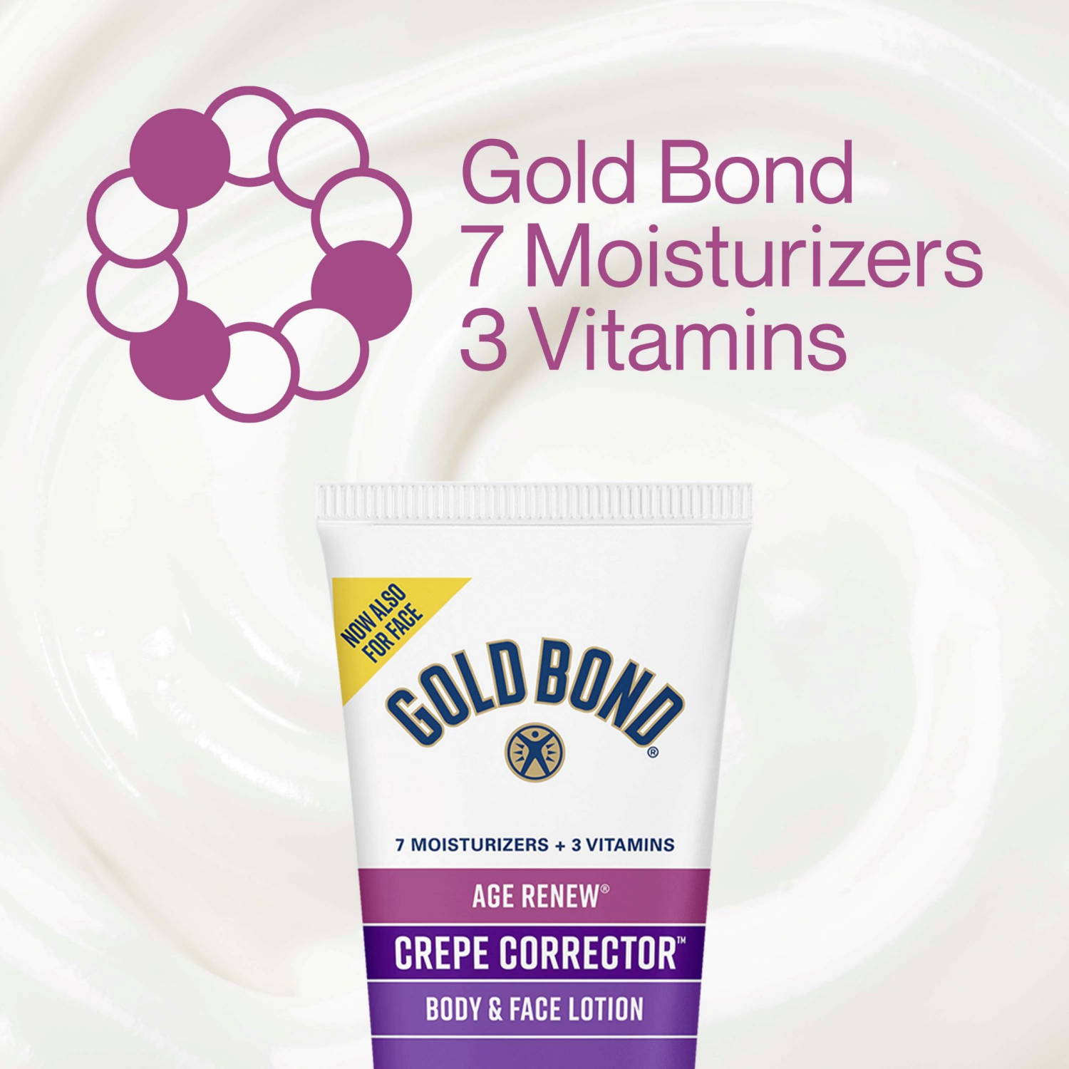 slide 2 of 5, Gold Bond Crepe Corrector Age Defense (8 Oz), 8 oz
