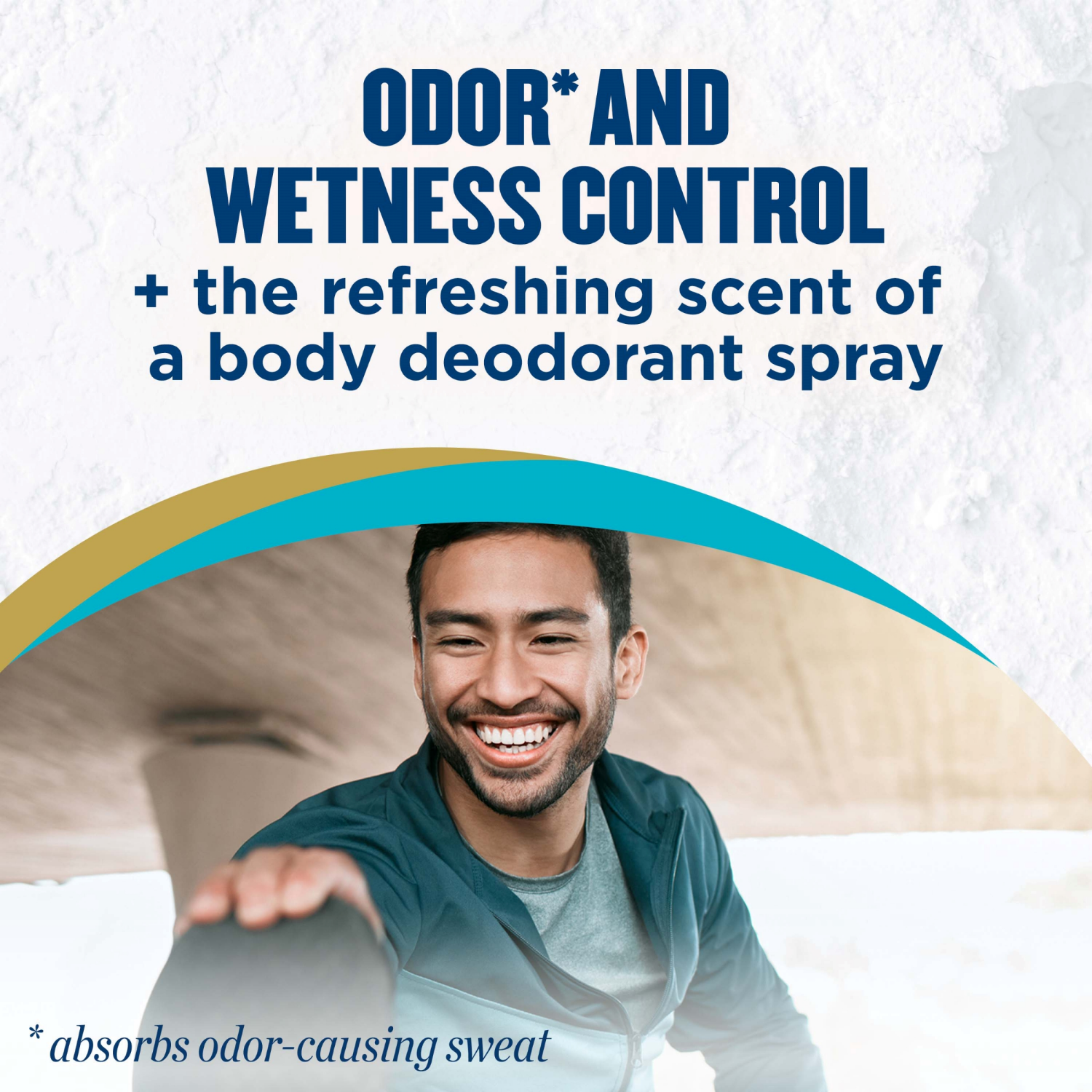 slide 3 of 5, Gold Bond Men's Essentials Body Powder Spray 7oz. Nightfall, 7 oz