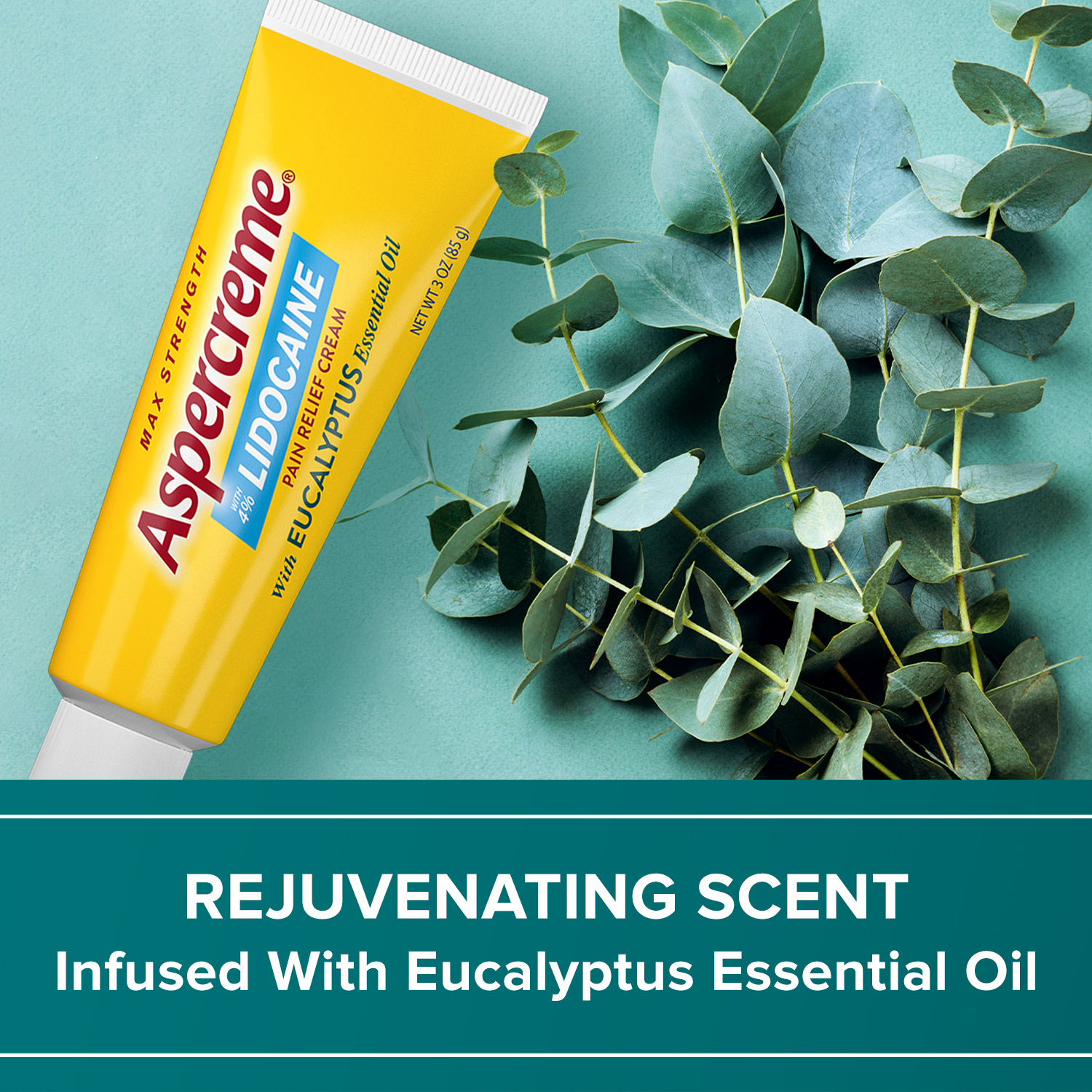 slide 3 of 5, Aspercreme Lidocaine Cream with Eucalyptus Essential Oil 3oz, 3 oz