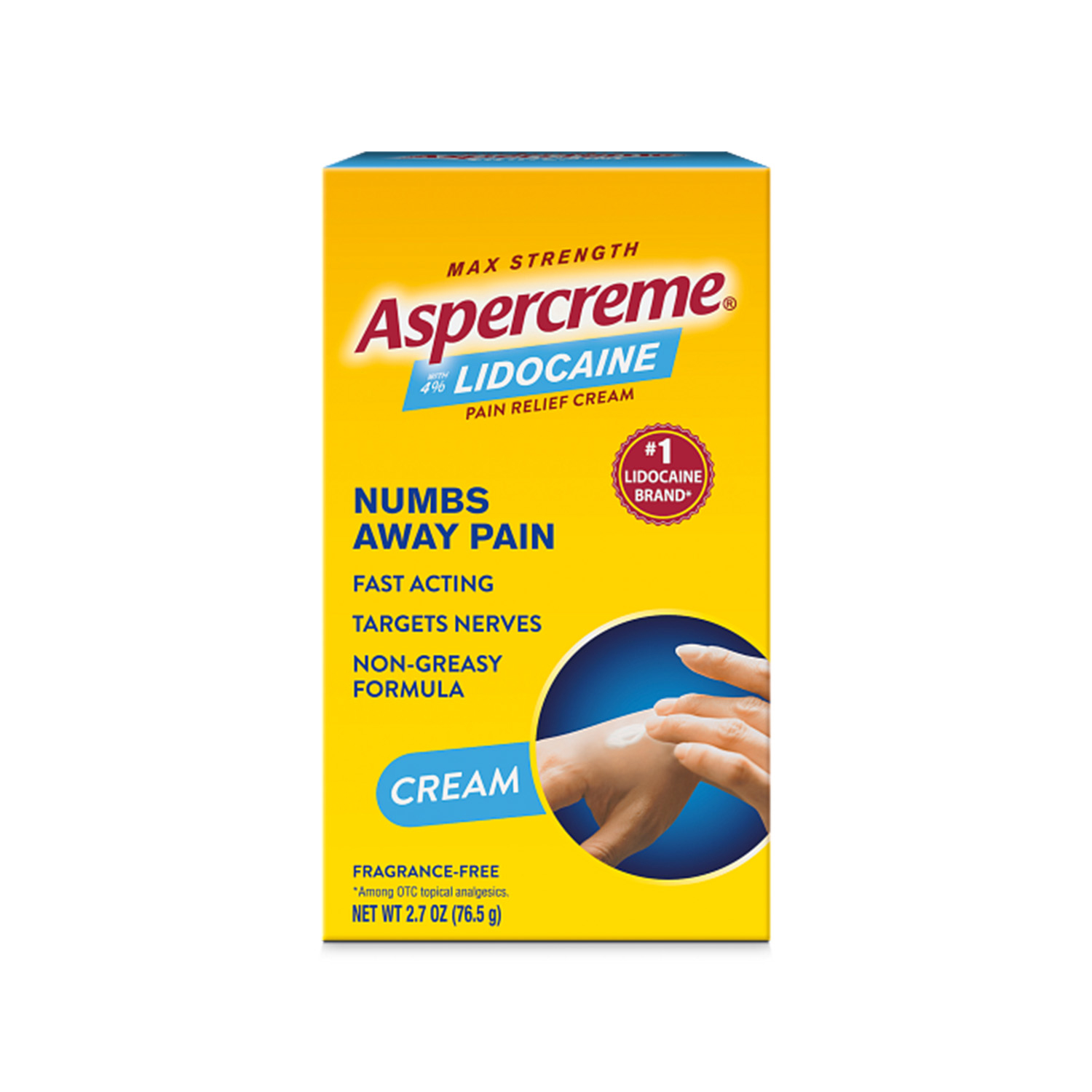 slide 1 of 8, Aspercreme Max Strength Pain Relief Cream 2.7 oz, 2.7 oz