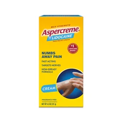 Aspercreme Max Strength Pain Relief Cream 4.3 oz