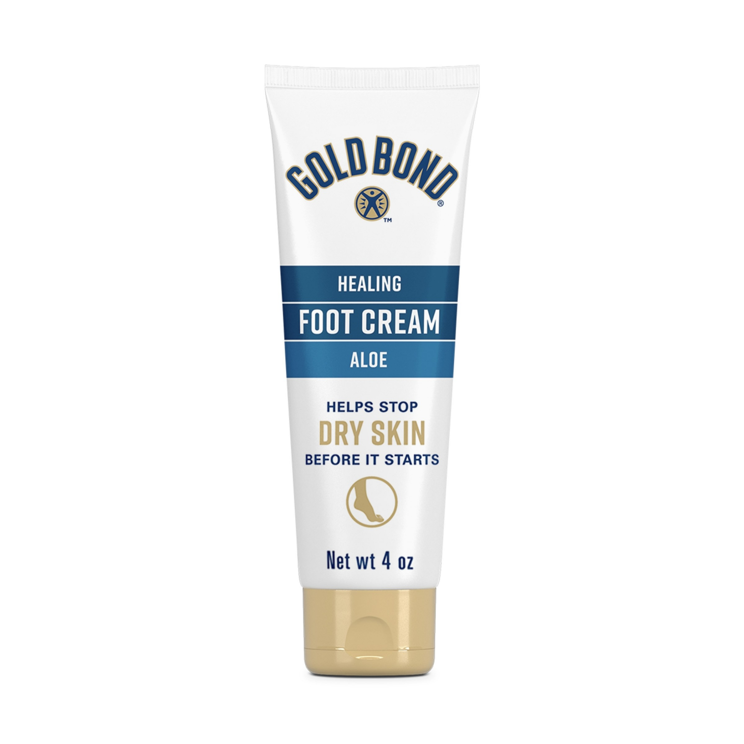 slide 1 of 5, Gold Bond Healing Foot Cream (4 Oz), 4 oz