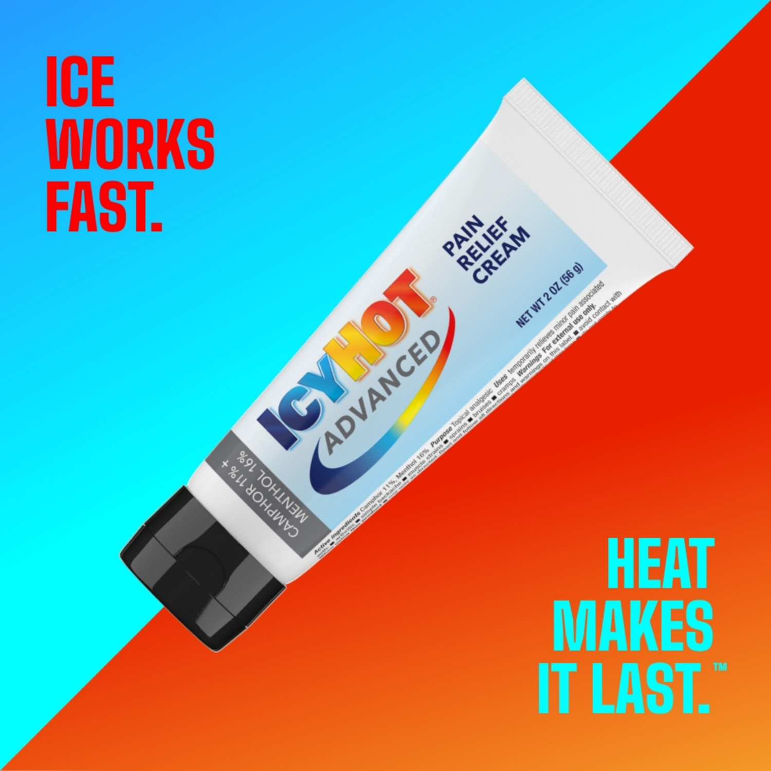 slide 5 of 6, Icy Hot Advanced Pain Relief Cream 2 oz, 2 oz