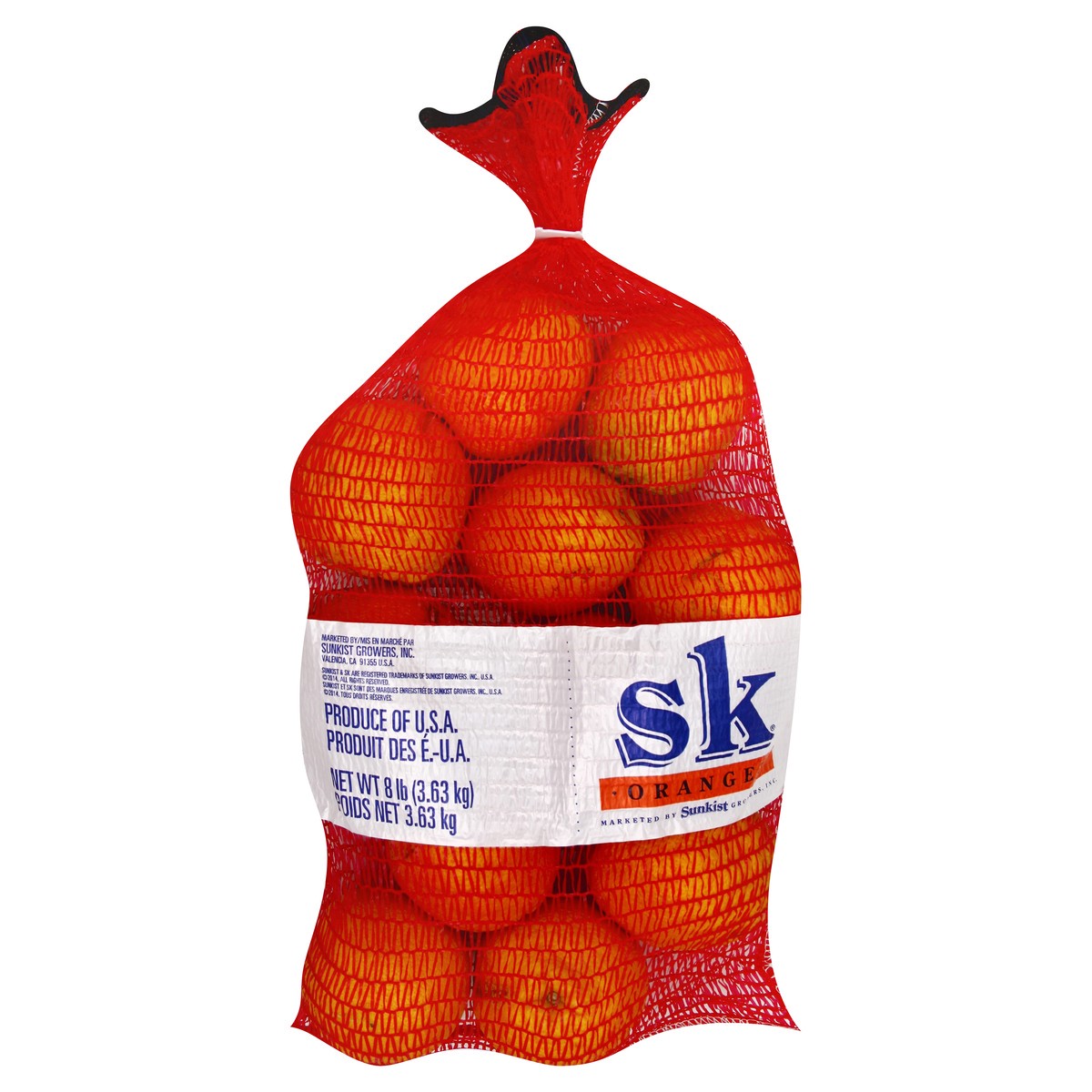 slide 2 of 5, Sunkist Oranges - Valencia, 8 lb