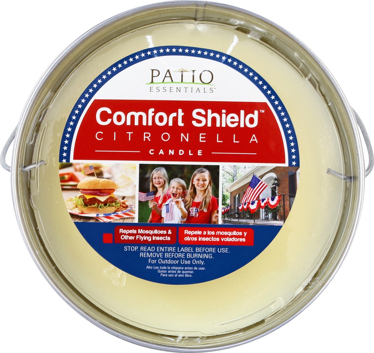 slide 3 of 3, Home Essentials Patriotic Citro Bucket Candle 1 ea, 1 ct