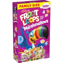 Froot Loops Kellogg's Froot Loops Breakfast Cereal Original with Marshmallows, Kids Cereal, 16.2 oz