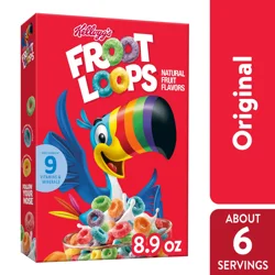 Froot Loops Kellogg's Froot Loops Breakfast Cereal Original, 8.9 oz