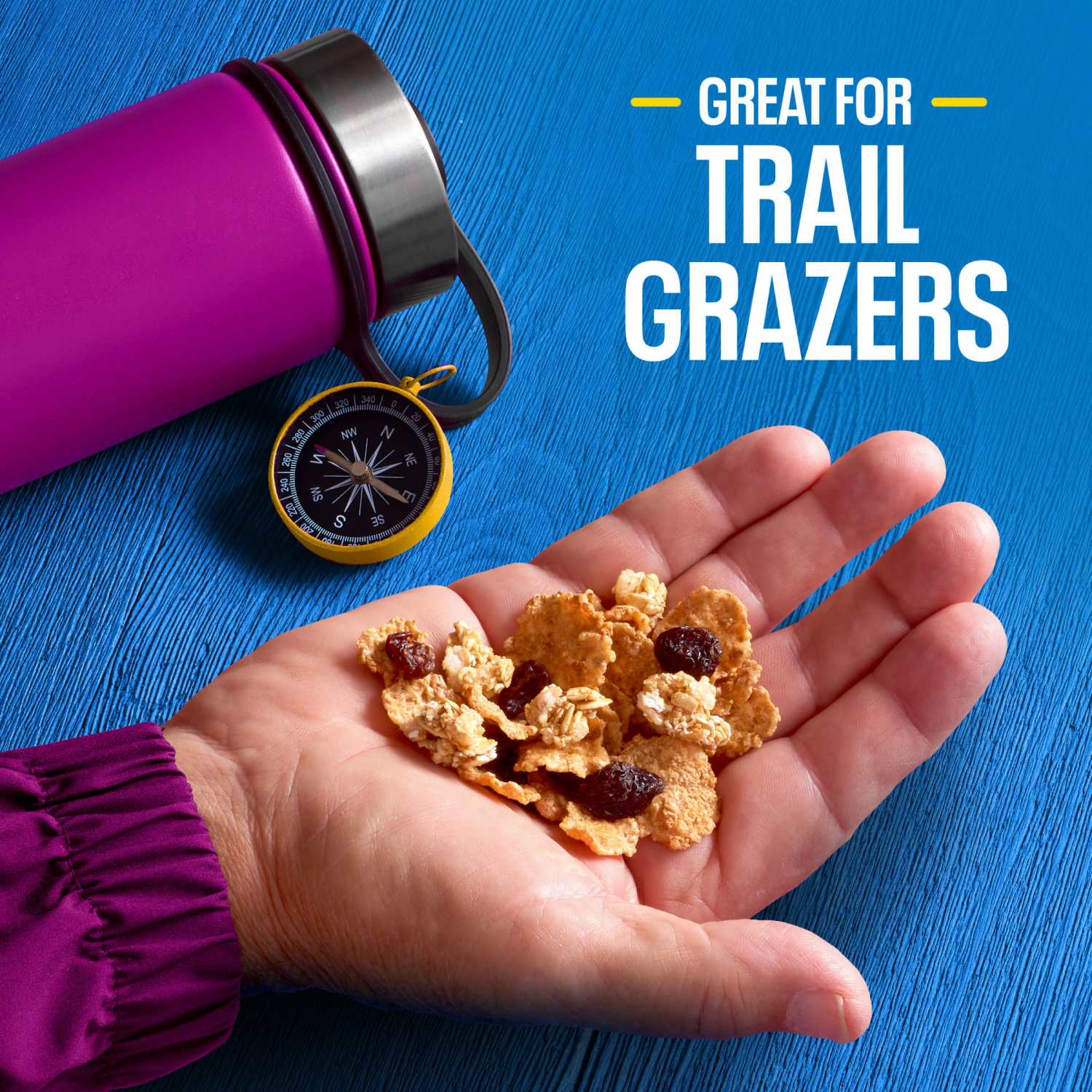 slide 4 of 8, Raisin Bran Crunch Kellogg's Raisin Bran Crunch Breakfast Cereal , Fiber Cereal, 15.4 oz, 15.4 oz