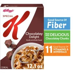 Special K Breakfast Cereal, Fiber Cereal, Family Breakfast, Chocolatey Delight, 12.1oz Box (1 Box)