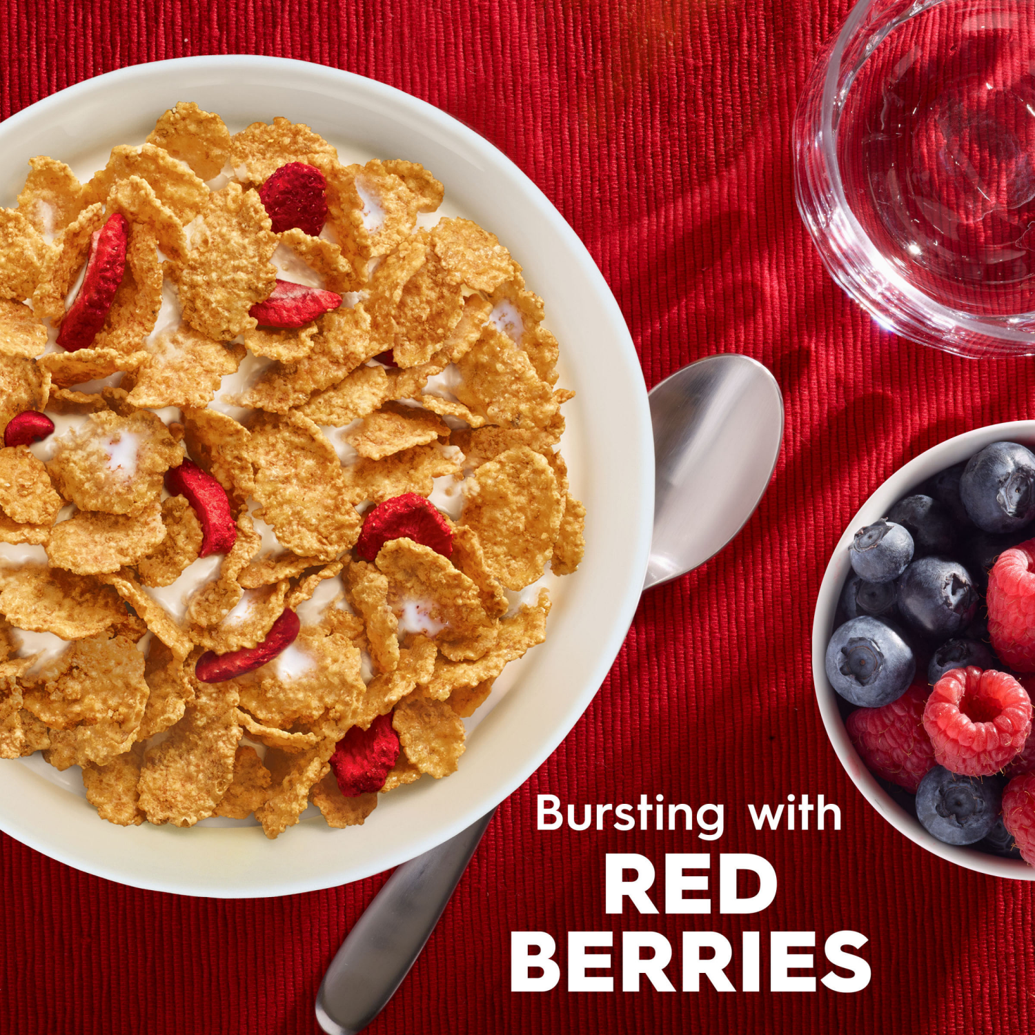 slide 6 of 8, Special K Kellogg's Special K Breakfast Cereal Red Berries, Good Source of Fiber, 15.6 oz, 15.6 oz