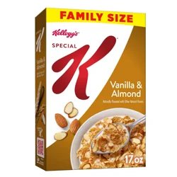Special K Kellogg's Special K Breakfast Cereal Vanilla and Almond, Good Source of Fiber, 17 oz
