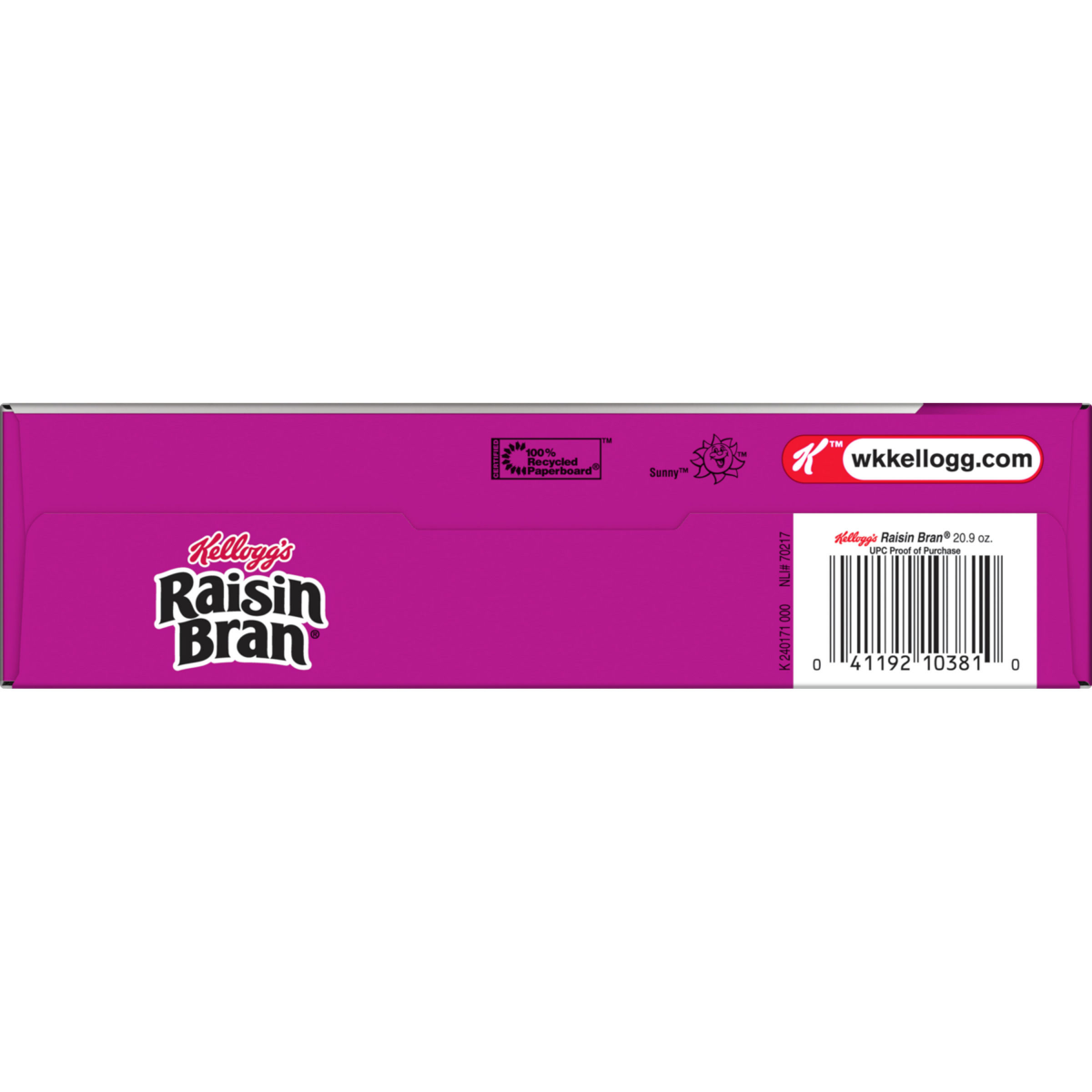 slide 3 of 8, Raisin Bran Kellogg's Raisin Bran Breakfast Cereal, Fiber Cereal, Family Breakfast, Large Size, Original, 20.9oz Box (1 Box), 20.90 oz