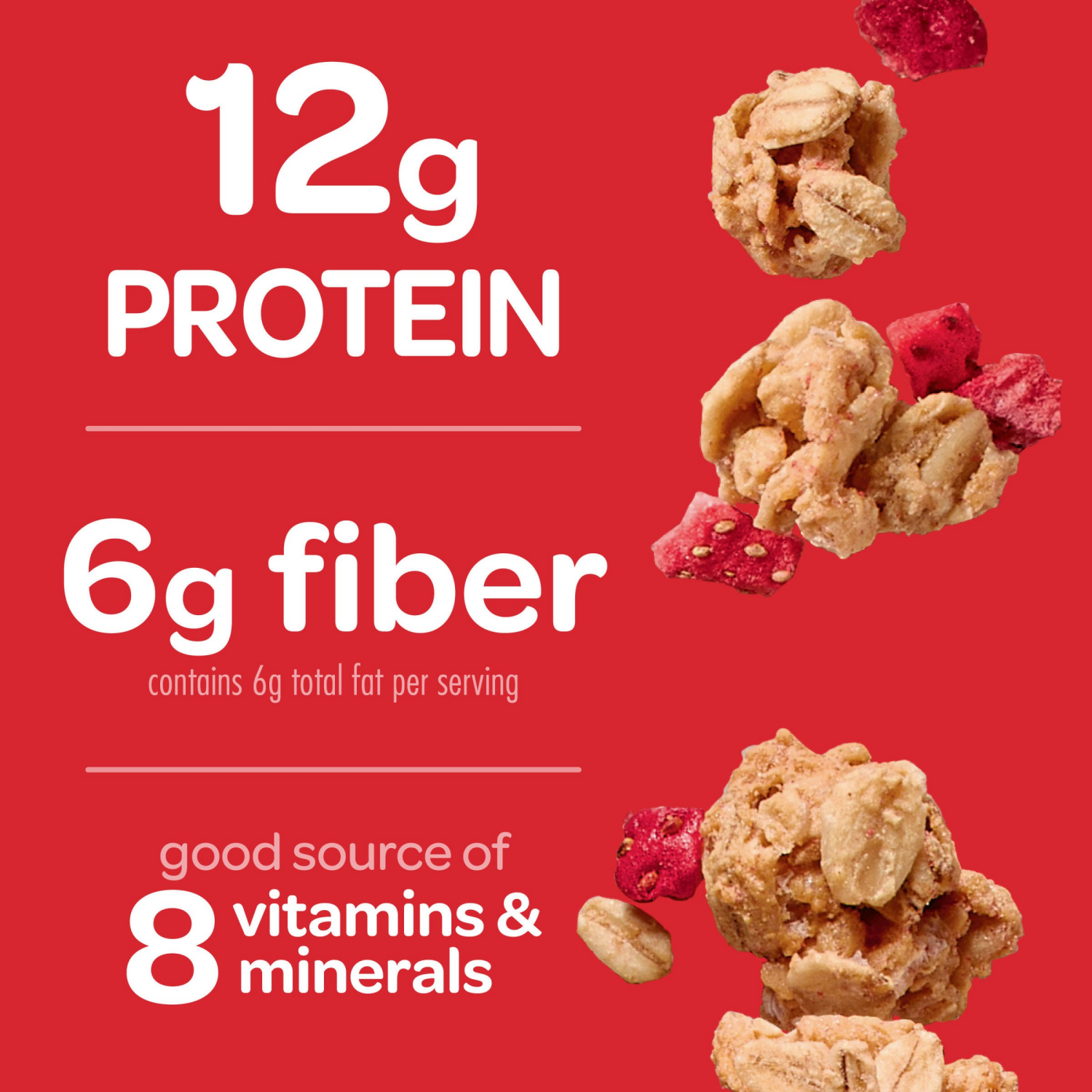 slide 4 of 8, Special K Red Berries Granola - 11oz, 11 oz