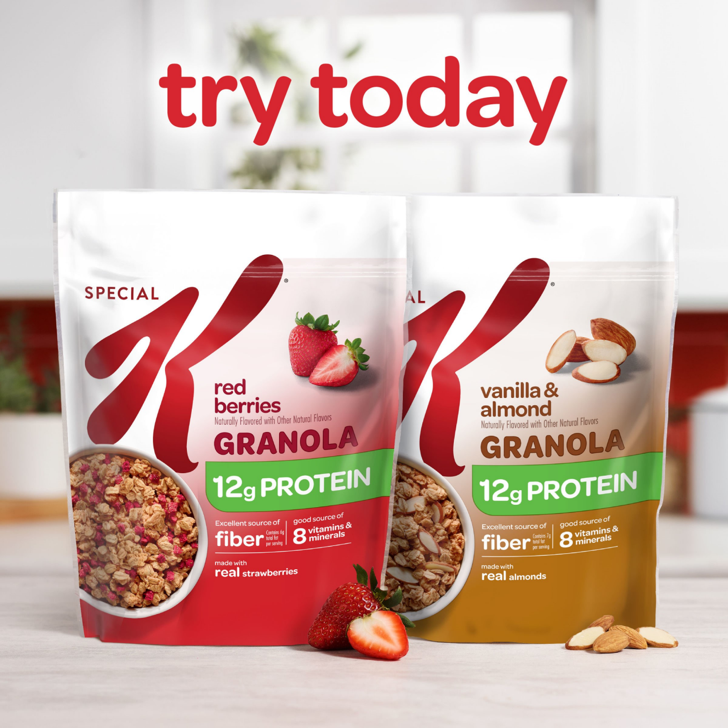 slide 8 of 8, Special K Red Berries Granola - 11oz, 11 oz