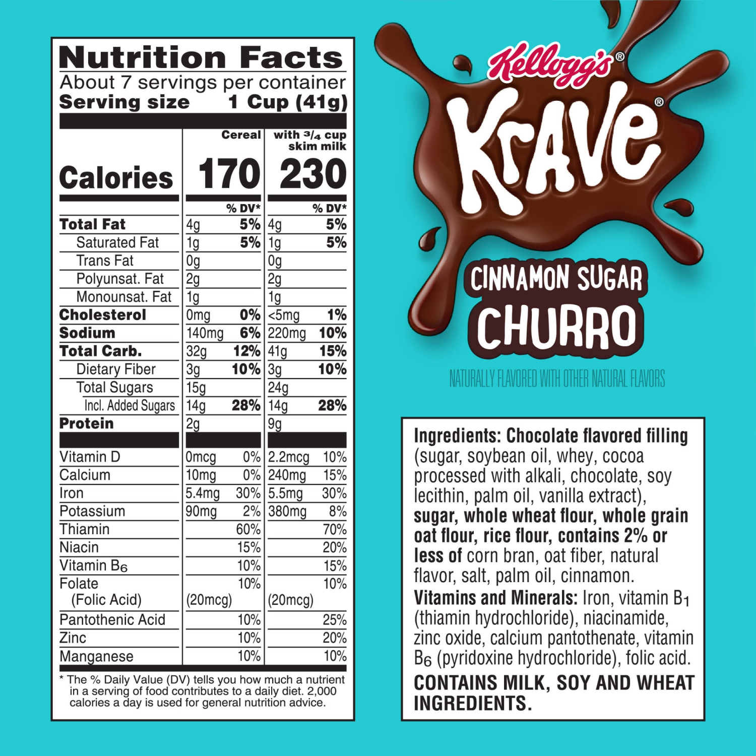 slide 2 of 8, Krave Choc Churro, 11.1 oz