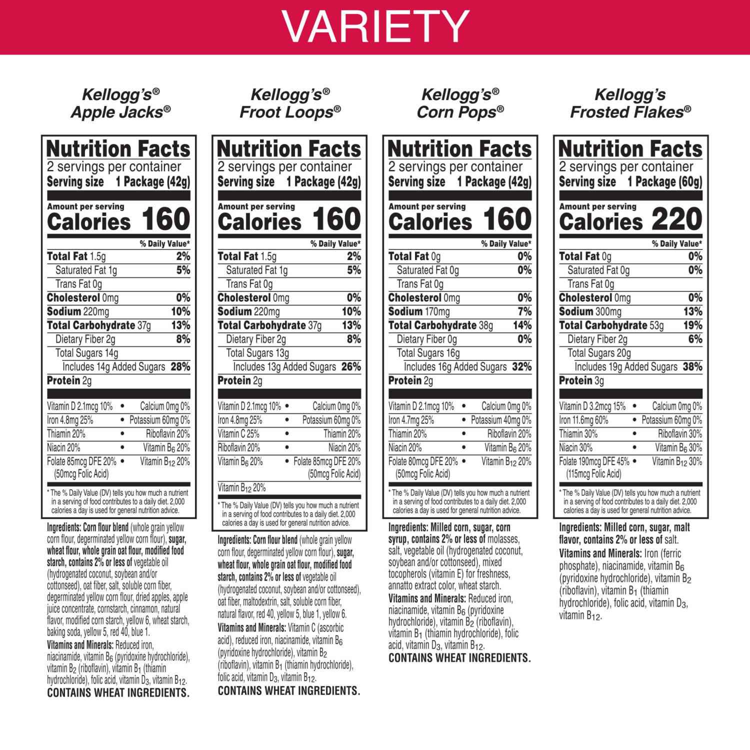 slide 6 of 8, KELLOGGS Klg Cup Variety Pack 13.2 Oz, 13.2 oz