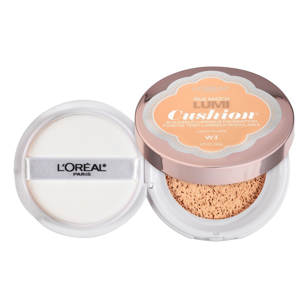 slide 4 of 7, L'Oréal True Match Cushion W3 Nude Beige, 0.51 fl oz