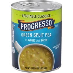 Progresso Green Split Pea Soup, Vegetable Classics Canned Soup, Gluten Free, 19 oz